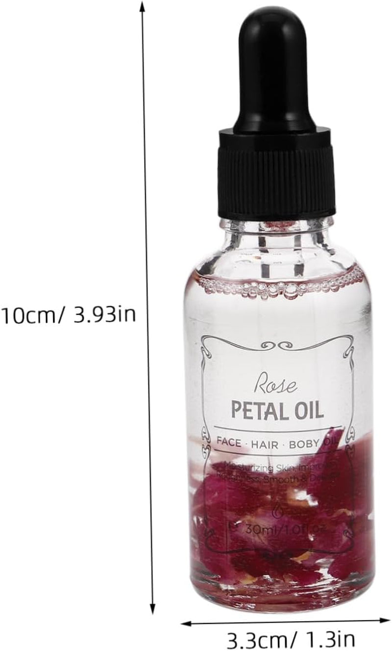 Pure Rose Essential Oil Body Skin Care Face Hair Moisturizer Natural Massage Oil for Dry Skin for Face Hair Relaxation